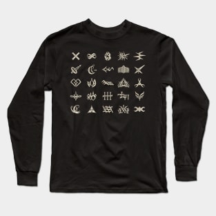 Code Vein Blood Codes Long Sleeve T-Shirt